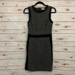 Boden Black Tweed Cavendish Sleeveless Dress